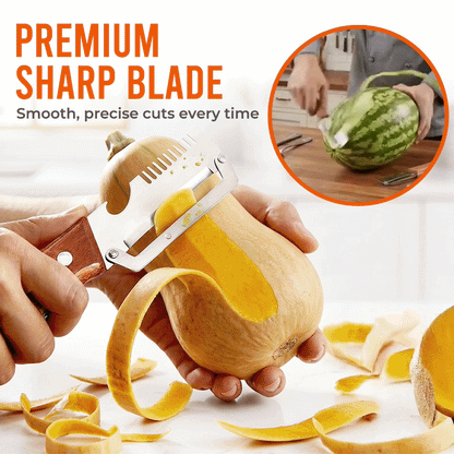 Dlesmy® Easy-Grip Wooden Peeler & Veggie Shredder (upsell)