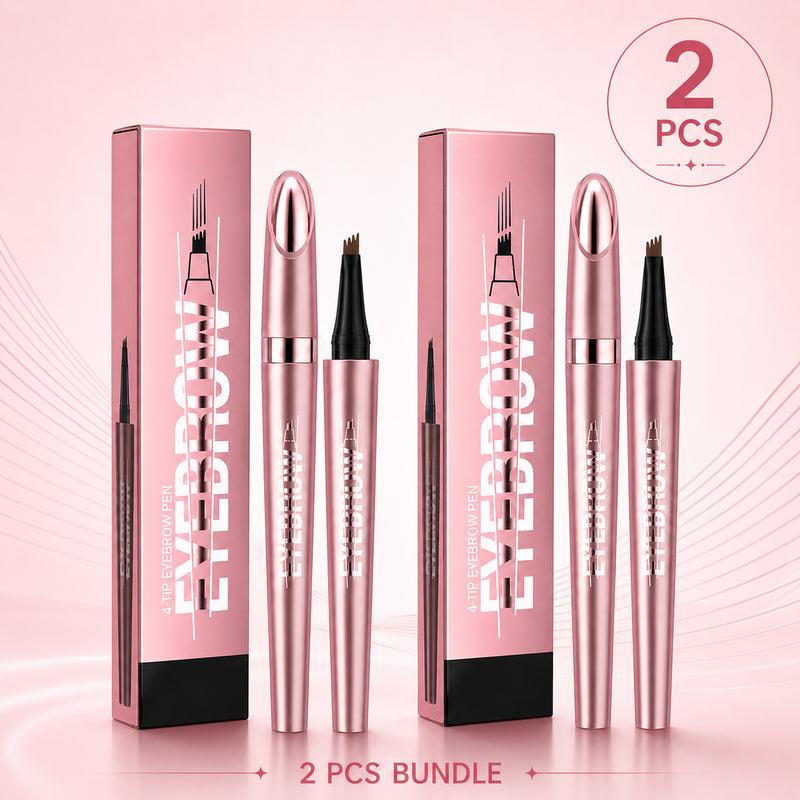 👁Futavion® Long-Lasting Waterproof 4D Micro-Fork Brow Pen for Natural Hair-Like Strokes