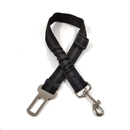 UP|Dlesmy®Dog Seat Belts Headrest Restraint Puppy Safety Adjustable Dog Car Seatbelts and Strong Leash Leads Accessories for Dogs Cats Pets Black