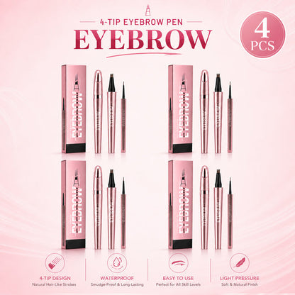 👁Futavion® Long-Lasting Waterproof 4D Micro-Fork Brow Pen for Natural Hair-Like Strokes