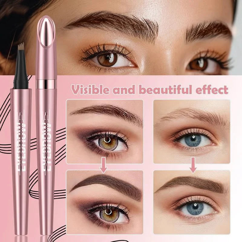 👁Futavion® Long-Lasting Waterproof 4D Micro-Fork Brow Pen for Natural Hair-Like Strokes