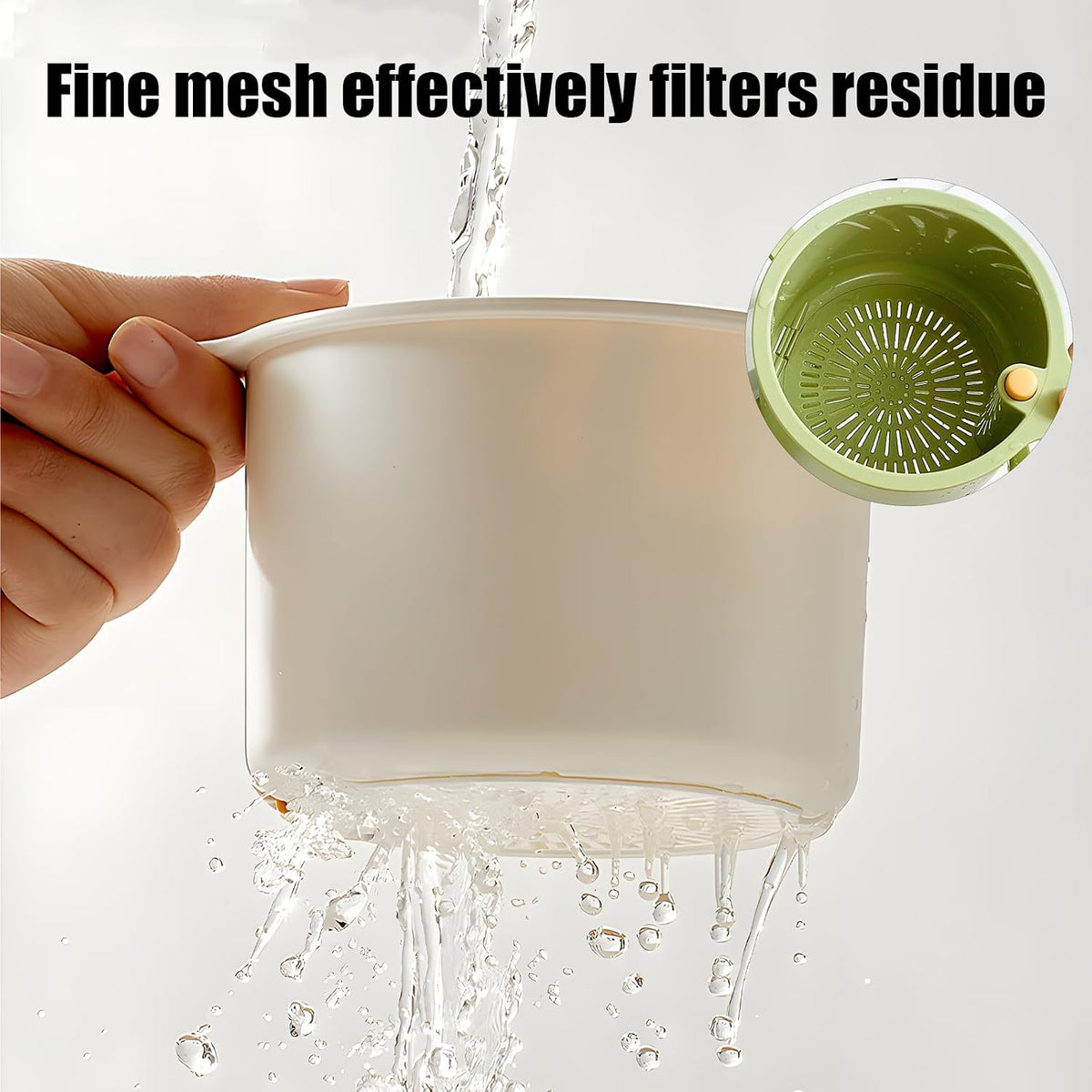 🗑️Faucet Hanging Strainer Basket — Catch Scraps, Drain Water & Dump With One Touch
