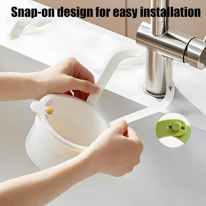 🗑️Faucet Hanging Strainer Basket — Catch Scraps, Drain Water & Dump With One Touch
