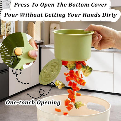 🗑️Faucet Hanging Strainer Basket — Catch Scraps, Drain Water & Dump With One Touch