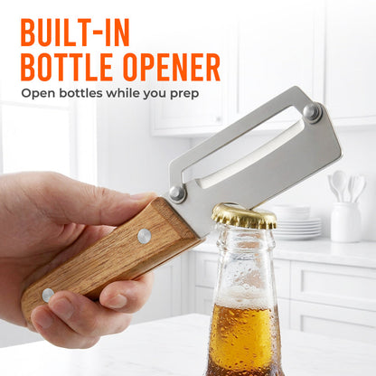 Dlesmy® Easy-Grip Wooden Peeler & Veggie Shredder (upsell)