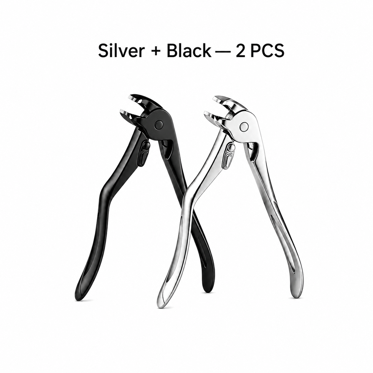 Silver + Black — 2 PCS | save 40%