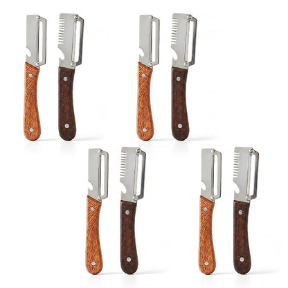 Dlesmy® Easy-Grip Wooden Peeler & Veggie Shredder (upsell)